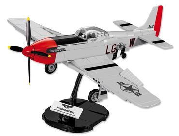 KLOCKI SAMOLOT TOP GUN P-51D MUSTANG MAVERICK 5806 COBI 265 EL.