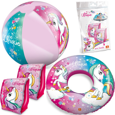 KOŁO PIŁKA RĘKAWKI DO PŁYWANIA UNICORN Jednorożec