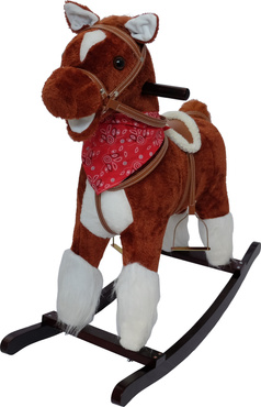 KOŃ NA BIEGUNACH Konik INTERAKTYWNY BUJAK BUJANY KONIK 74cm