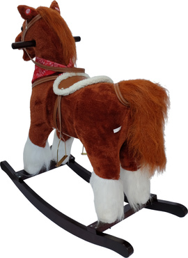 KOŃ NA BIEGUNACH Konik INTERAKTYWNY BUJAK BUJANY KONIK 74cm