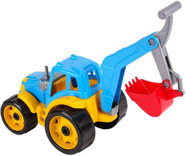 KOPARKA ŁADOWARKA TRAKTOR Z ŁYŻKĄ 41cm TECHNOK NIEBIESKI