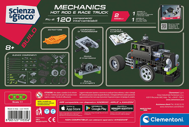 LABORATORIUM MECHANIKI HOT ROD I RACE TRUCK ZESTAW CLEMENTONI 50792