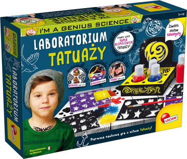 LABORATORIUM TATUAŻY  ZESTAW GRA GENIUSZ LISCIANI