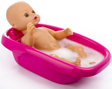 LALKA BOBAS NEW BORN BABY PIJE SIUSIA NOCNIK GRA