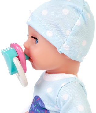 LALKA NATALIA BOBAS BORN BABY BUTELKA NOCNIK SIUSIA PIJE