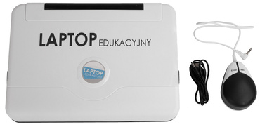 LAPTOP DLA DZIECI Edu Komputer PL/ANG Zasilany USB BIAŁO-CZARNY