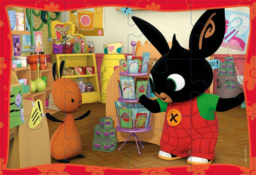 LISCIANI BING MAXI PUZZLE 12+12 EL. W SZKOLE 24el