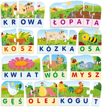 LISCIANI GRA EDUKACYJNA MOJE PIERWSZE SŁOWA FARMA