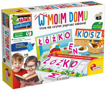 LISCIANI W MOIM DOMU KARTY NAUKA CZYTANIA I SŁÓW