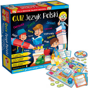 Lisciani QUIZ JĘZYK POLSKI GRA Mały Geniusz NOWOŚĆ
