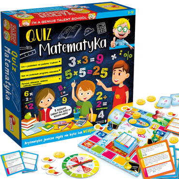Lisciani QUIZ MATEMATYKA GRA Mały Geniusz P54381