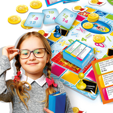 Lisciani QUIZ MATEMATYKA GRA Mały Geniusz P54381