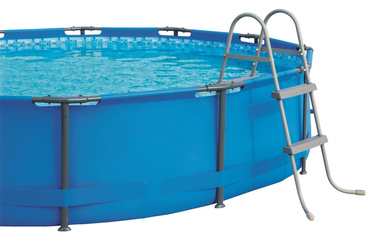 METALOWA DRABINKA DO BASENU DWUSTRONNA 84cm BESTWAY 58430