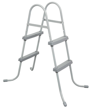 METALOWA DRABINKA DO BASENU DWUSTRONNA 84cm BESTWAY 58430