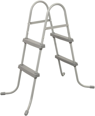 METALOWA DRABINKA DO BASENU DWUSTRONNA 84cm BESTWAY 58430