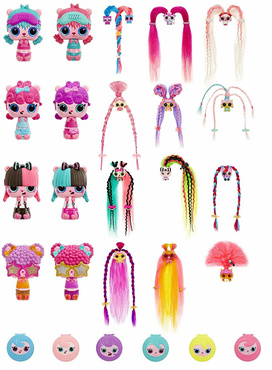 MGA LALECZKA POP POP HAIR Z WŁOSAMI DO STYLIZACJI
