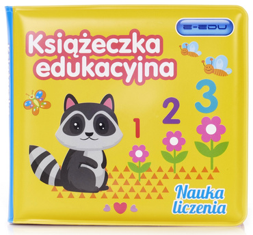 MIĘKKA KSIĄŻECZKA DO KĄPIELI ZWIERZĄTKA NAUKA CYFR