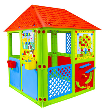 MOCHTOYS DOMEK OGRODOWY DLA DZIECI SMART HOUSE - PLAC ZABAW