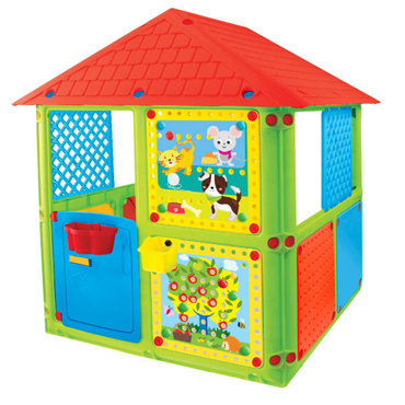 MOCHTOYS DOMEK OGRODOWY DLA DZIECI SMART HOUSE - PLAC ZABAW