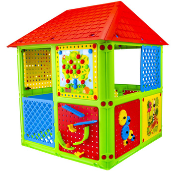 MOCHTOYS DOMEK OGRODOWY DLA DZIECI SMART HOUSE - PLAC ZABAW