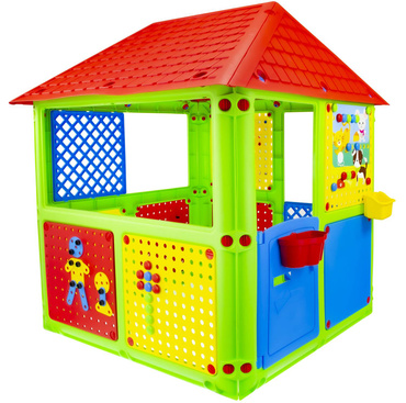 MOCHTOYS DOMEK OGRODOWY DLA DZIECI SMART HOUSE - PLAC ZABAW
