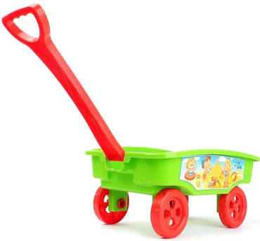 MOCHTOYS WÓZEK NA ZABAWKI PRZYCZEPKA Z ZESTAWEM DO PIASKU