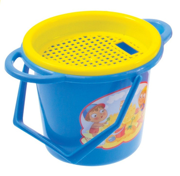 MOCHTOYS WÓZEK NA ZABAWKI PRZYCZEPKA Z ZESTAWEM DO PIASKU