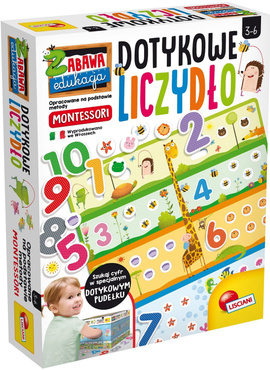 MONTESSORI DOTYKOWE LICZYDŁO ZESTAW EDUKACYJNY