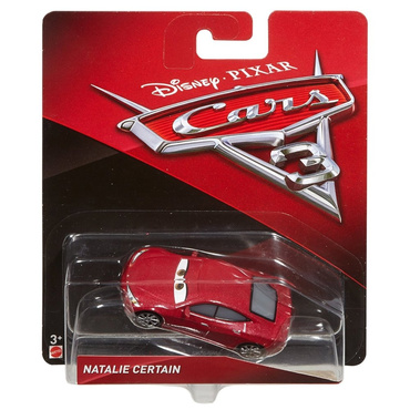 Mattel CARS 3 AUTA NATALIE CERTAIN samochodzik TV