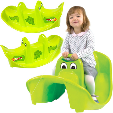 Mochtoys BUJAK HUŚTAWKA 3 OSOBOWA Smok Produkt PL zielony