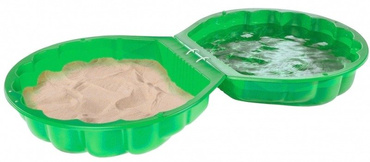 Mochtoys DUŻA piaskownica - basen MUSZELKA seledyn