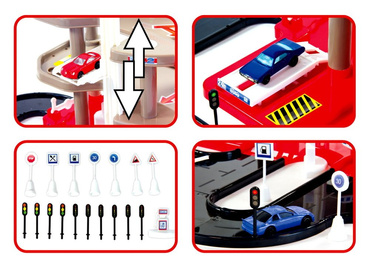 Mochtoys MEGA DUŻY GARAŻ - PARKING 3 POZIOMOWY