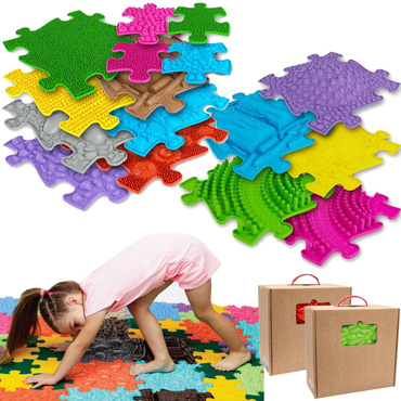 Ortopedyczna MATA Sensoryczna PUZZLE ZESTAW 16 EL.
