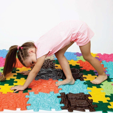 Ortopedyczna MATA Sensoryczna PUZZLE ZESTAW 16 EL.