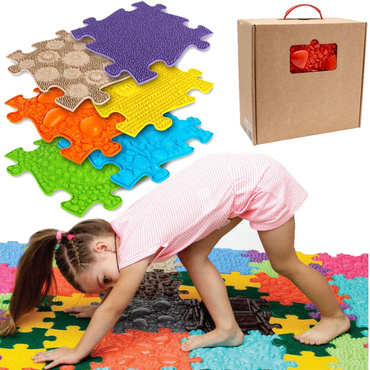 Ortopedyczna MATA Sensoryczna PUZZLE ZESTAW 6 el. BABY