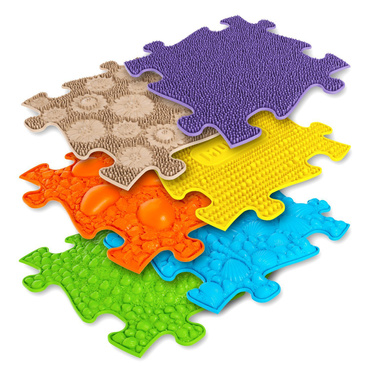 Ortopedyczna MATA Sensoryczna PUZZLE ZESTAW 6 el. BABY