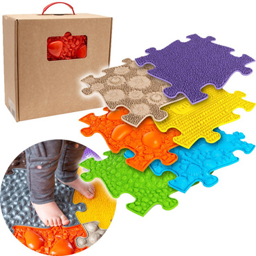 Ortopedyczna MATA Sensoryczna PUZZLE ZESTAW 6 el. BABY