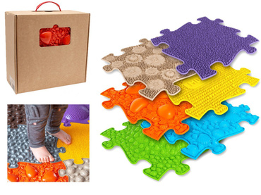 Ortopedyczna MATA Sensoryczna PUZZLE ZESTAW 6 el. BABY