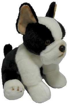 PIESEK MASKOTKA PLUSZOWY PIES PLUSZAK BOSTON TERRIER Smily Play