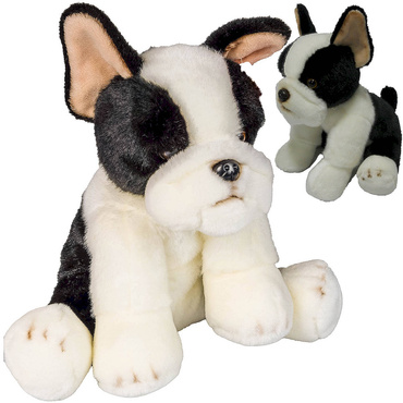 PIESEK MASKOTKA PLUSZOWY PIES PLUSZAK BOSTON TERRIER Smily Play
