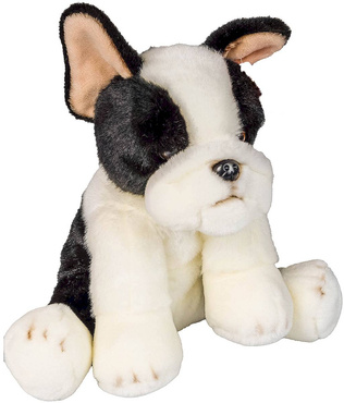 PIESEK MASKOTKA PLUSZOWY PIES PLUSZAK BOSTON TERRIER Smily Play