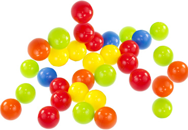 PIŁKI DO BASENU 6cm Piłeczki 100szt 5 KOLORÓW ZESTAW Mochtoys