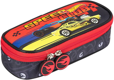 PIÓRNIK SASZETKA Z KLAPKĄ I ORGANIZEREM HOT WHEELS