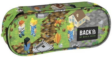 PIÓRNIK SZKOLNY SASZETKA PIKSELE MINECRAFT BackUP