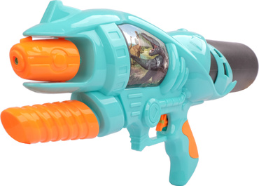PISTOLET NA WODĘ 47cm DINOZAURY SIKAWKA Pompa TURKUSOWY