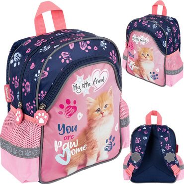 PLECAK DO PRZEDSZKOLA WYCIECZKOWY KOTEK GINGER KITTY MY LITTLE FRIEND