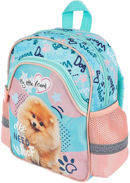PLECAK DO PRZEDSZKOLA WYCIECZKOWY PIESEK FLUFFY DOG MY LITTLE FRIEND