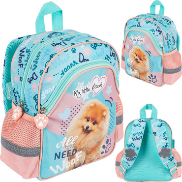 PLECAK DO PRZEDSZKOLA WYCIECZKOWY PIESEK FLUFFY DOG MY LITTLE FRIEND