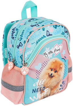 PLECAK DO PRZEDSZKOLA WYCIECZKOWY PIESEK FLUFFY DOG MY LITTLE FRIEND