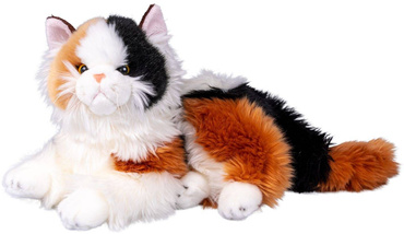 PLUSZOWY KOTEK CALICO PRZYTULANKA KOT SMILY PLAY